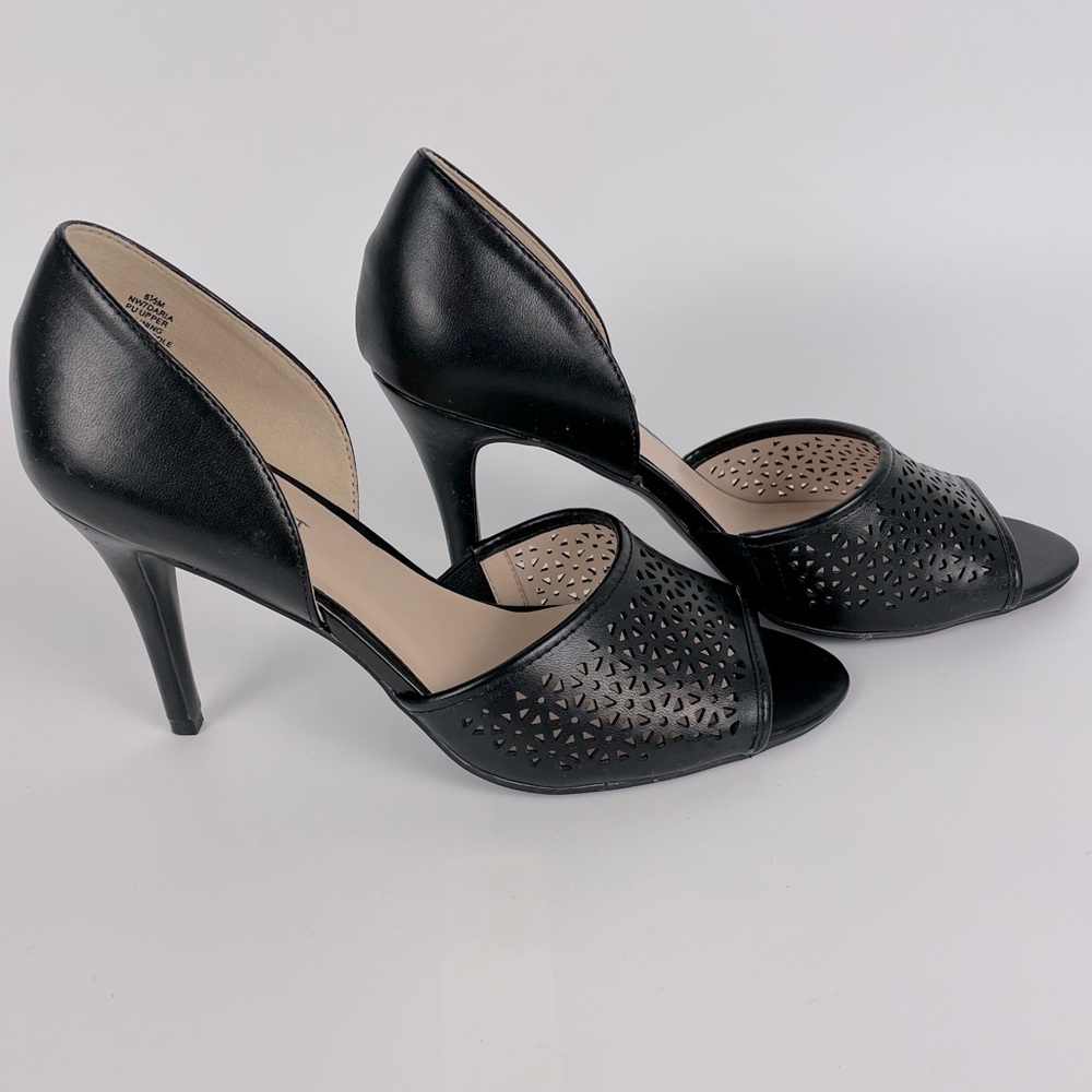 Nine West Daria D’Orsay Open Toe Heels